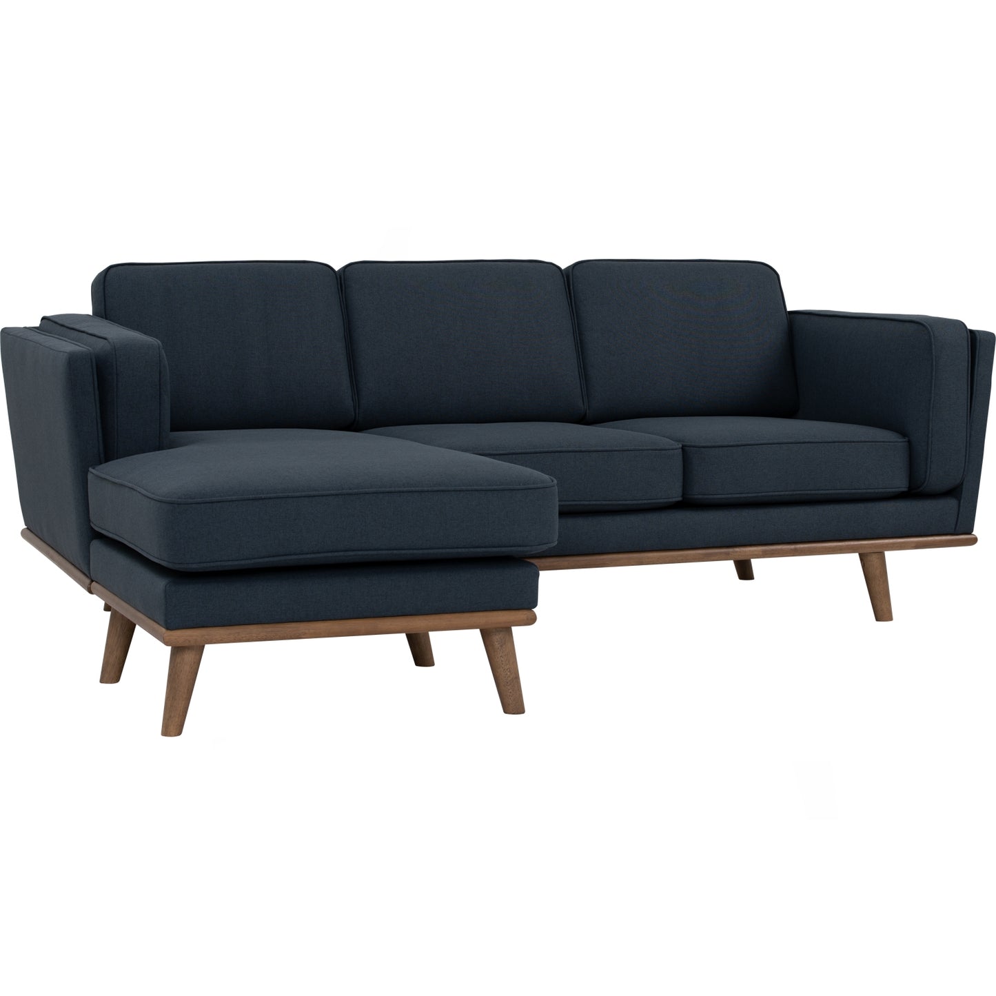 3 Seater Dark Grey L-Shaped Sofa