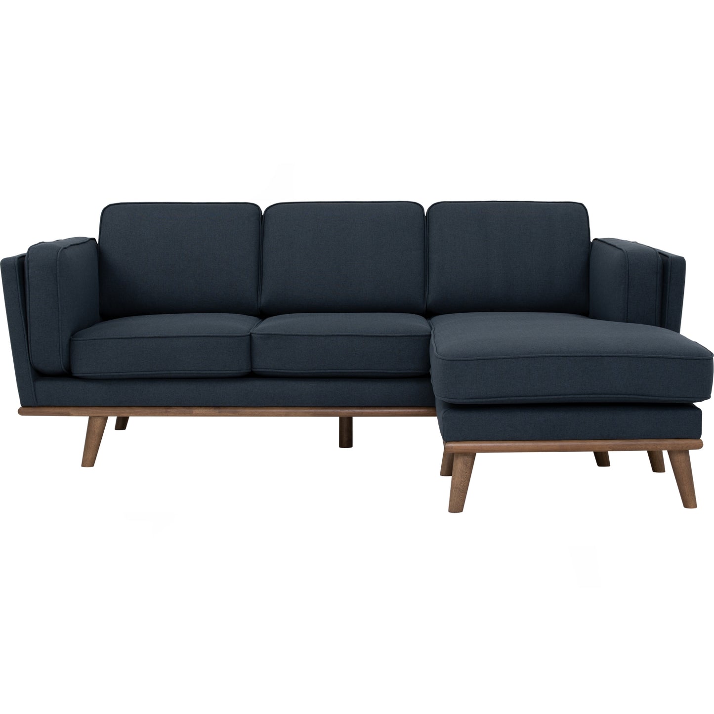 3 Seater Dark Grey L-Shaped Sofa