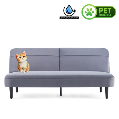 180CM 3 Seater Pet Friendly Grey Sofa Bed