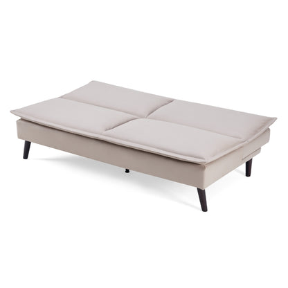 180CM 3 Seater Pet Friendly Light Brown Sofa Bed