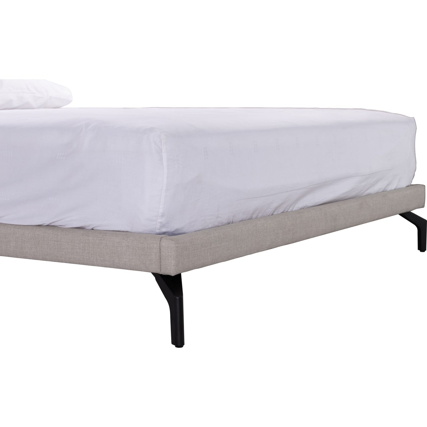 Queen Size Beige Bed Frame