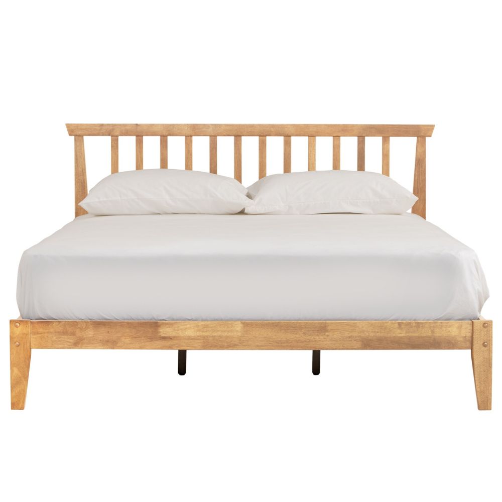 Solid Wood Queen Bed