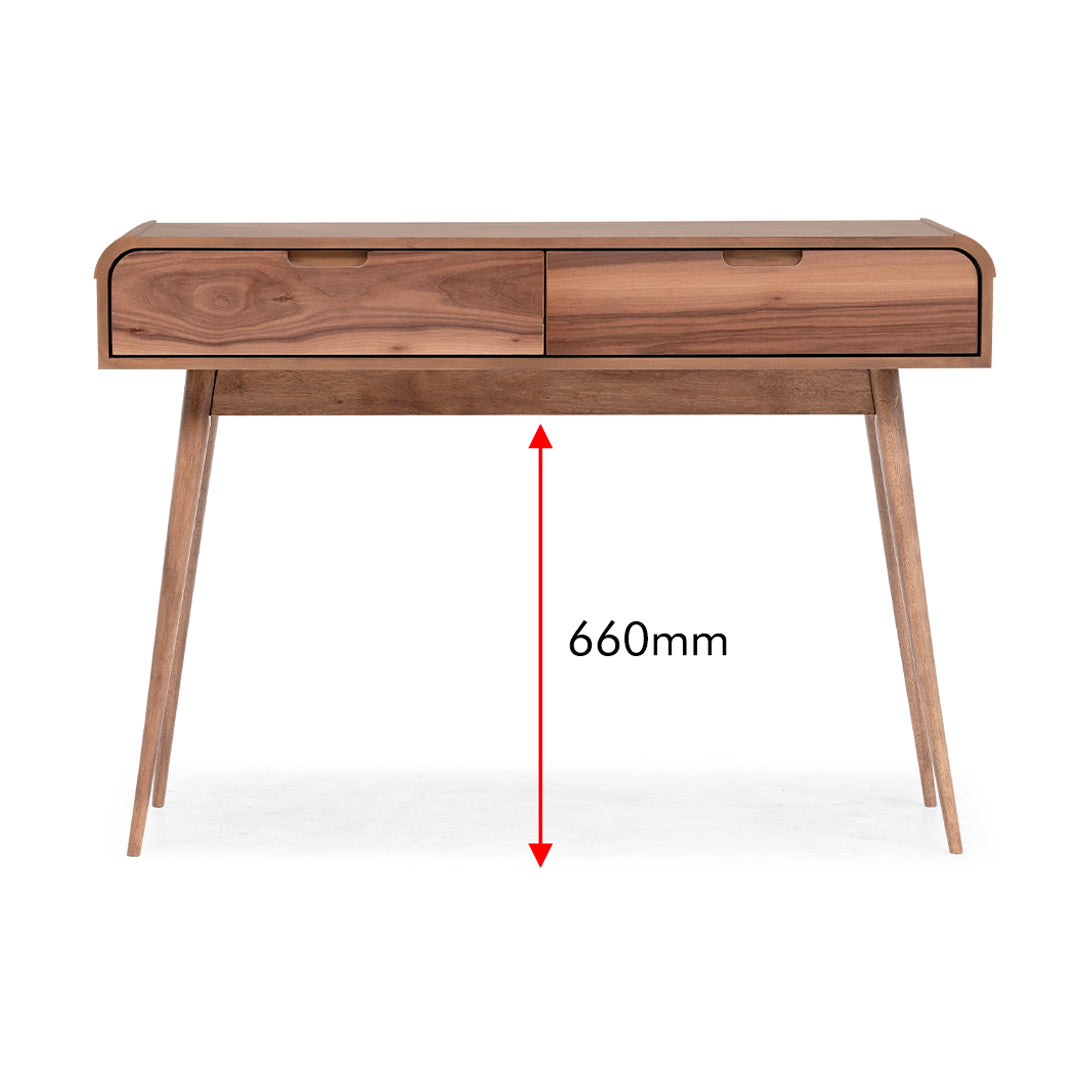 120CM Walnut Study Desk