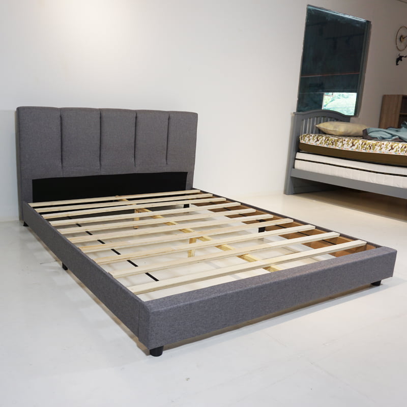 Grey King Size Bed Frame