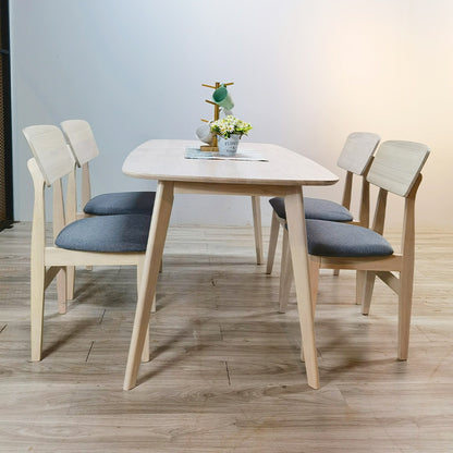 Solid Wood 4 Seater Dining Set